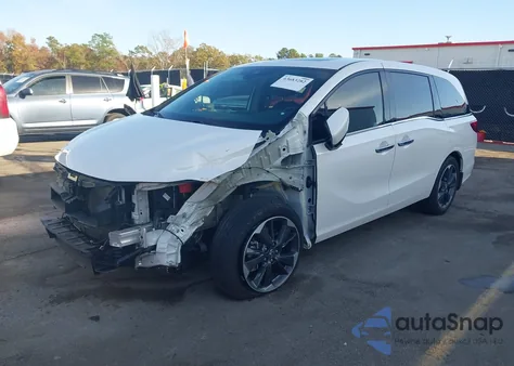 2024 Honda Odyssey Elite из США, поврежденный, VIN 5FNRL6H93RB025591